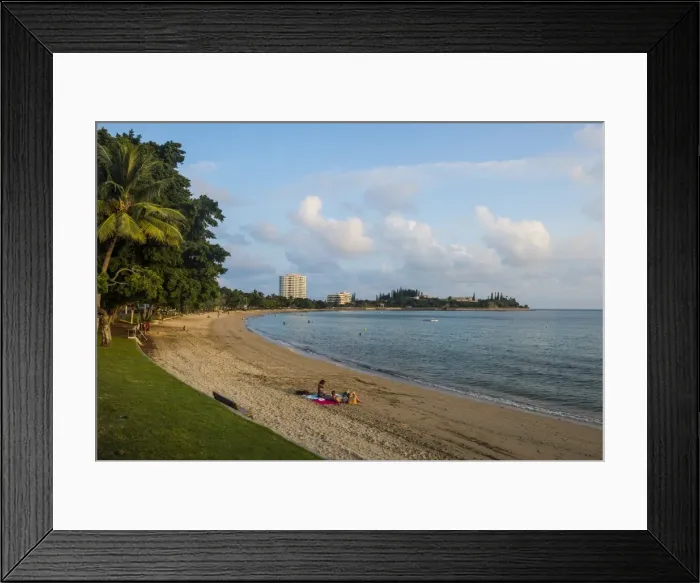 Framed Print : Baie des Citrons beach, Noumea, New Caledonia, Pacific