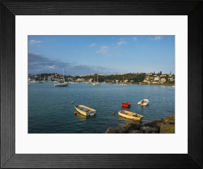 Framed Print : Little boats in the Magenta Port Sud, bay, Noumea, New Caledonia, Pacific Framed Print : Little boats in the Magenta Port Sud, bay, Noumea, New Caledonia, Pacific