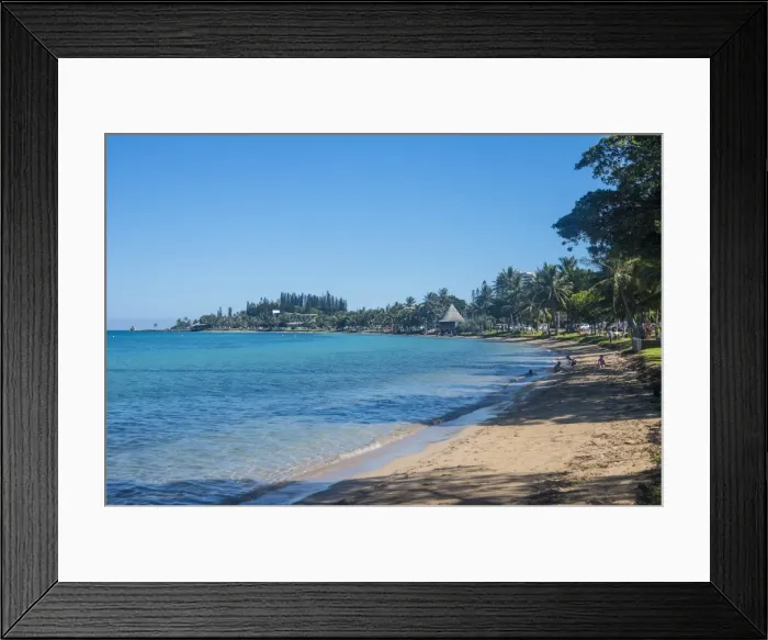 Framed Print : Anse Vata beach, Noumea, New Caledonia, Pacific Framed Print : Anse Vata beach, Noumea, New Caledonia, Pacific