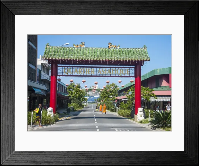 Framed Print : Entrance to the Chinese Quarter, Noumea, New Caledonia, Pacific Framed Print : Entrance to the Chinese Quarter, Noumea, New Caledonia, Pacific