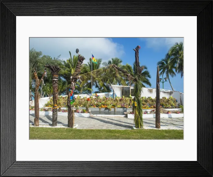 Framed Print : Monument des Dix-Neuf (Monument of 19), Ouvea, Loyalty Islands, New Caledonia, Pacific Framed Print : Monument des Dix-Neuf (Monument of 19), Ouvea, Loyalty Islands, New Caledonia, Pacific