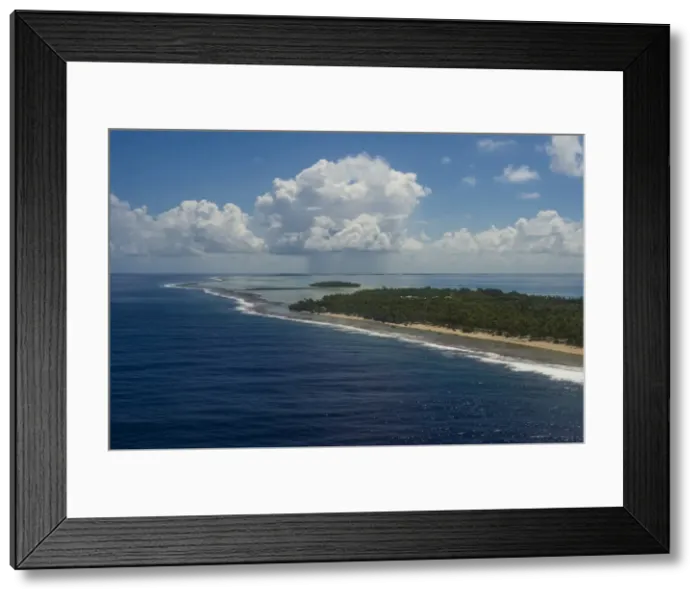 Framed Print : Aerial of Tikehau, Tuamotus, French Polynesia, Pacific Framed Print : Aerial of Tikehau, Tuamotus, French Polynesia, Pacific