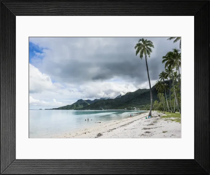 Framed Print : Temae public beach, Moorea, Society Islands, French Polynesia, Pacific Framed Print : Temae public beach, Moorea, Society Islands, French Polynesia, Pacific