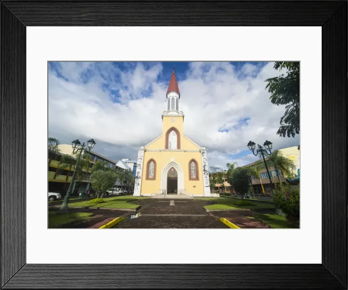 Framed Print : Roman Catholic Archdiocese of Papeete, Tahiti, Society Islands, French Polynesia, Pacific Framed Print : Roman Catholic Archdiocese of Papeete, Tahiti, Society Islands, French Polynesia, Pacific
