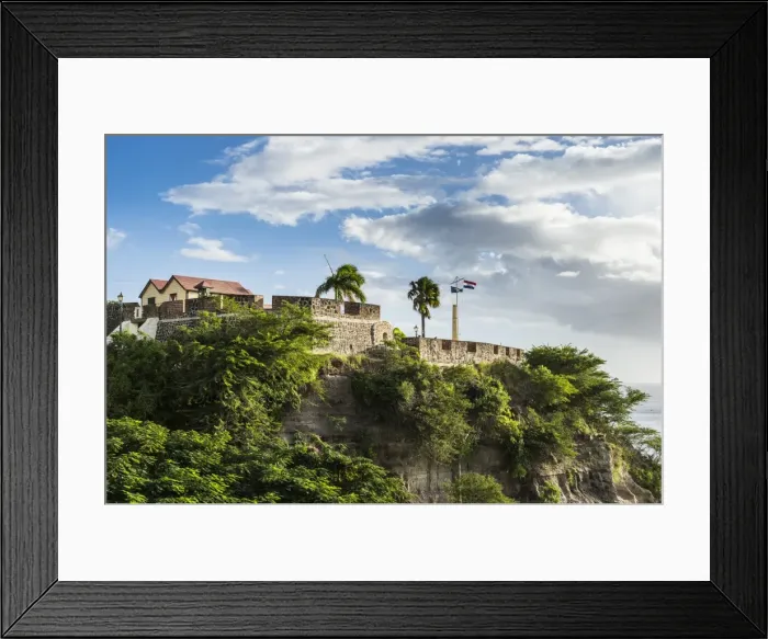 Framed Print : Fort Oranje, Oranjestad, capital of St. Eustatius, Statia, Netherland Antilles, West Indies Framed Print : Fort Oranje, Oranjestad, capital of St. Eustatius, Statia, Netherland Antilles, West Indies