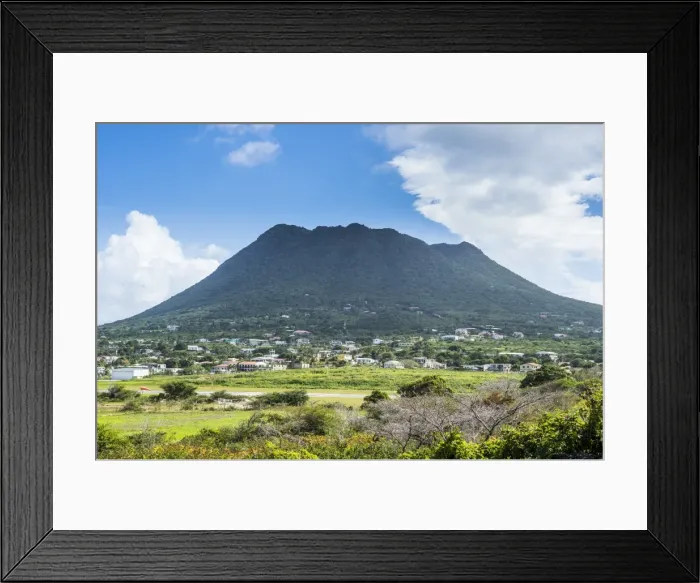 Framed Print : The Quill hill, St. Eustatius, Statia, Netherland Antilles, West Indies, Caribbean Framed Print : The Quill hill, St. Eustatius, Statia, Netherland Antilles, West Indies, Caribbean