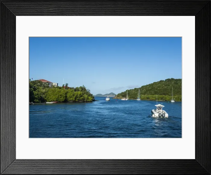Framed Print : Cruz Bay, capital of St. John, Virgin Islands national park, US Virgin Islands, West Indies Framed Print : Cruz Bay, capital of St. John, Virgin Islands national park, US Virgin Islands, West Indies