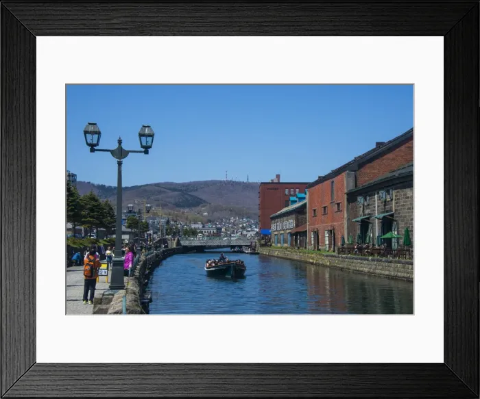 Framed Print : Otaru canal, Otaru, Hokkaido, Japan, Asia Framed Print : Otaru canal, Otaru, Hokkaido, Japan, Asia