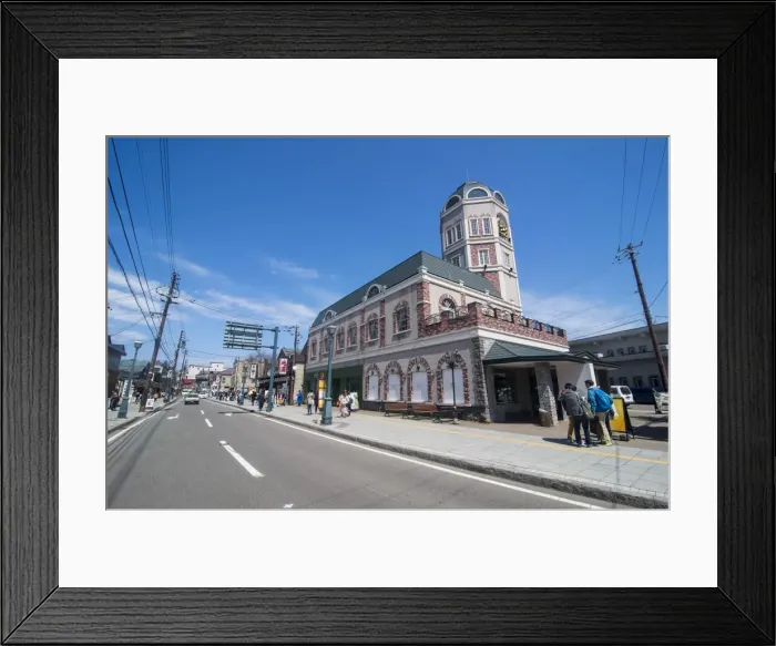 Framed Print : Historic building in Sakaimachi street, Otaru, Hokkaido, Japan, Asia Framed Print : Historic building in Sakaimachi street, Otaru, Hokkaido, Japan, Asia