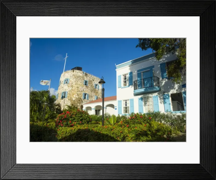 Framed Print : Bluebirds Castle, Charlotte Amalie, capital of St. Thomas, US Virgin Islands, West Indies Framed Print : Bluebirds Castle, Charlotte Amalie, capital of St. Thomas, US Virgin Islands, West Indies