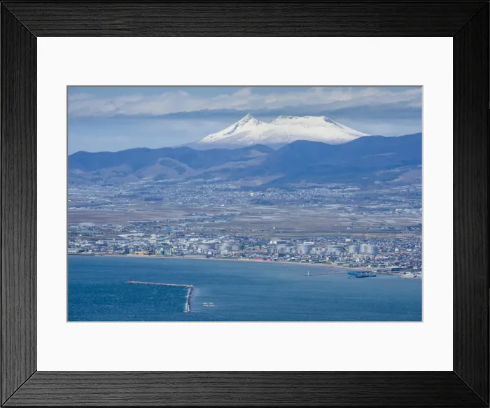 Framed Print : View over Hakodate from Mount Hakodate, Hokkaido, Japan, Asia Framed Print : View over Hakodate from Mount Hakodate, Hokkaido, Japan, Asia