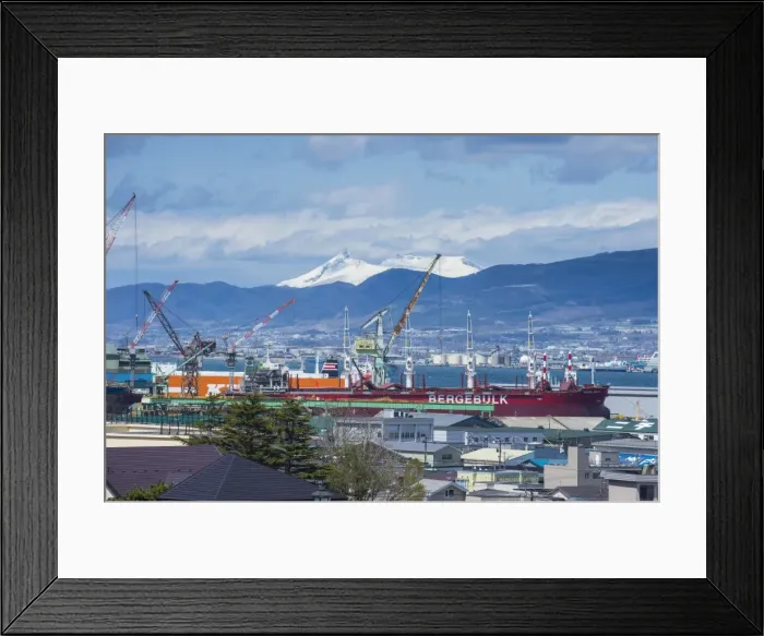 Framed Print : View over Hakodate from the Motomachi district, Hakodate, Hokkaido, Japan, Asia Framed Print : View over Hakodate from the Motomachi district, Hakodate, Hokkaido, Japan, Asia