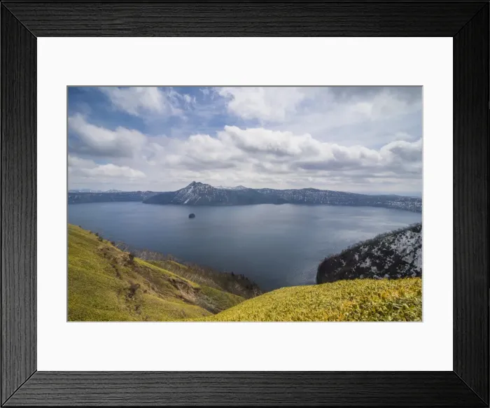Framed Print : The caldera of Lake Mashu, Akan National Park, Hokkaido, Japan, Asia Framed Print : The caldera of Lake Mashu, Akan National Park, Hokkaido, Japan, Asia