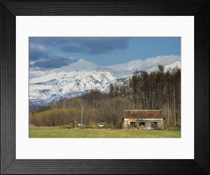 Framed Print : Wooden cabin in the the Daisetsuzan National Park, UNESCO World Heritage Site, Hokkaido Framed Print : Wooden cabin in the the Daisetsuzan National Park, UNESCO World Heritage Site, Hokkaido