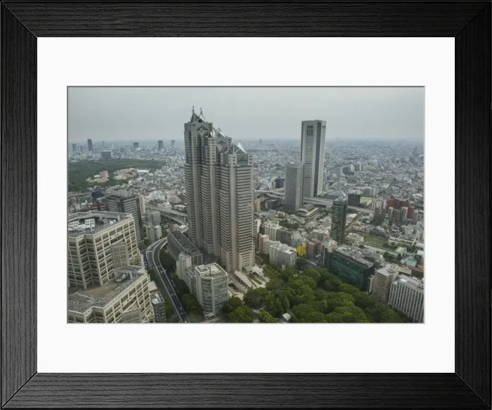 Framed Print : View over Tokyo from the town hall, Shinjuku, Tokyo, Japan, Asia Framed Print : View over Tokyo from the town hall, Shinjuku, Tokyo, Japan, Asia