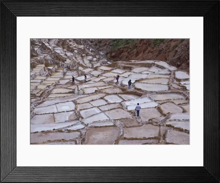 Framed Print : Maras Saltpan Salinas in the Sacred Valley of the Incas, near Cusco, Peru, South America Framed Print : Maras Saltpan Salinas in the Sacred Valley of the Incas, near Cusco, Peru, South America