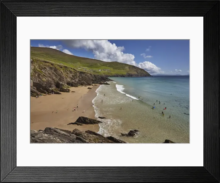 Framed Print : Beach on Dunmore Head, at the western end of the Dingle Peninsula, County Kerry, Munster Framed Print : Beach on Dunmore Head, at the western end of the Dingle Peninsula, County Kerry, Munster
