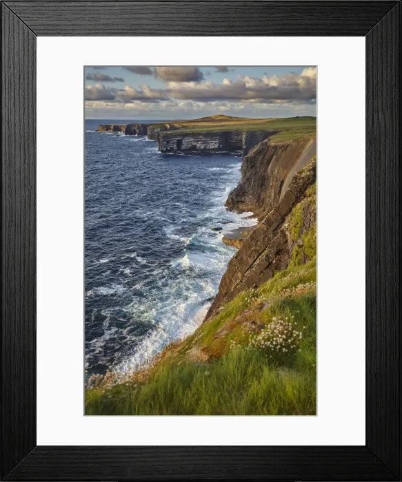 Framed Print : The cliffs at Loop Head, near Kilkee, County Clare, Munster, Republic of Ireland, Europe Framed Print : The cliffs at Loop Head, near Kilkee, County Clare, Munster, Republic of Ireland, Europe
