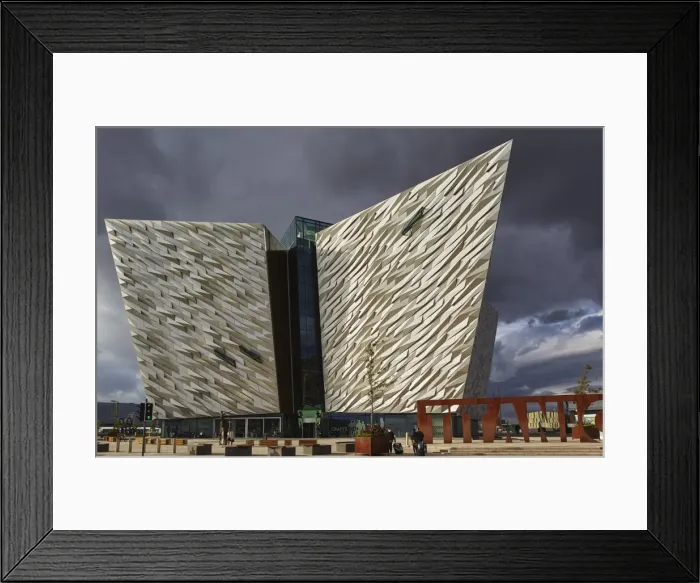 Framed Print : A view of the Titanic Museum, in the Titanic Quarter, Belfast, Ulster, Northern Ireland Framed Print : A view of the Titanic Museum, in the Titanic Quarter, Belfast, Ulster, Northern Ireland