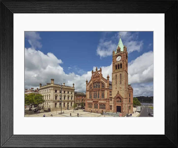 Framed Print : The Guildhall, Derry (Londonderry), County Londonderry, Ulster, Northern Ireland Framed Print : The Guildhall, Derry (Londonderry), County Londonderry, Ulster, Northern Ireland