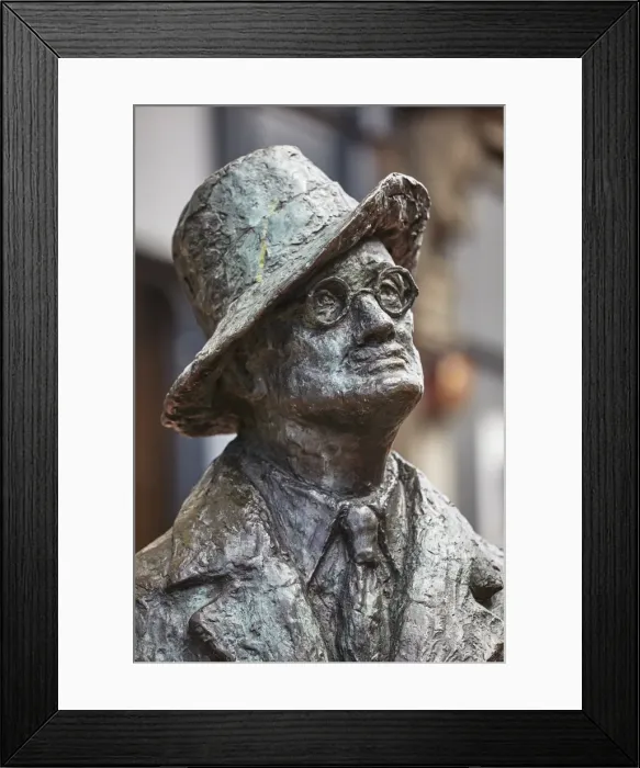 Framed Print : Statue of James Joyce, O Connell Street, Dublin, Republic of Ireland, Europe Framed Print : Statue of James Joyce, O Connell Street, Dublin, Republic of Ireland, Europe