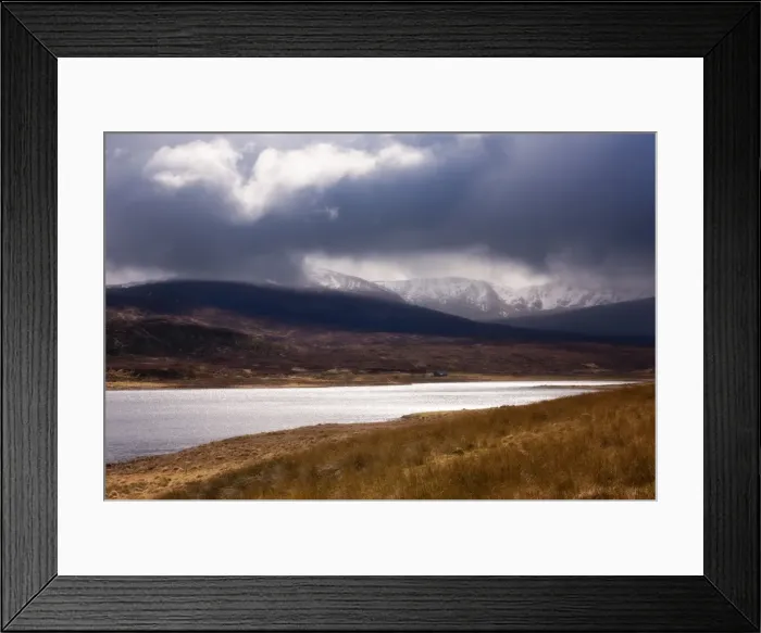 Framed Print : Stormy Scottish Highlands, Scotland. United Kingdom, Europe