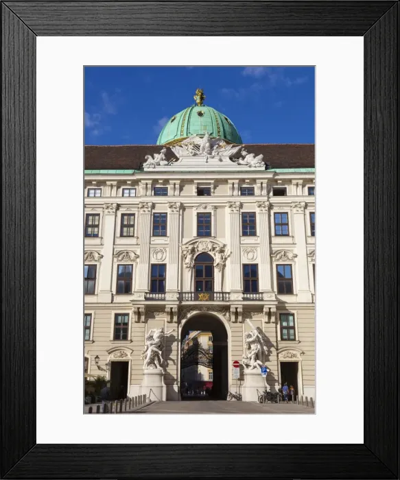 Framed Print : Facade of Michaelertor Gate, Hofburg Palace, UNESCO World Heritage Site, Vienna, Austria Framed Print : Facade of Michaelertor Gate, Hofburg Palace, UNESCO World Heritage Site, Vienna, Austria