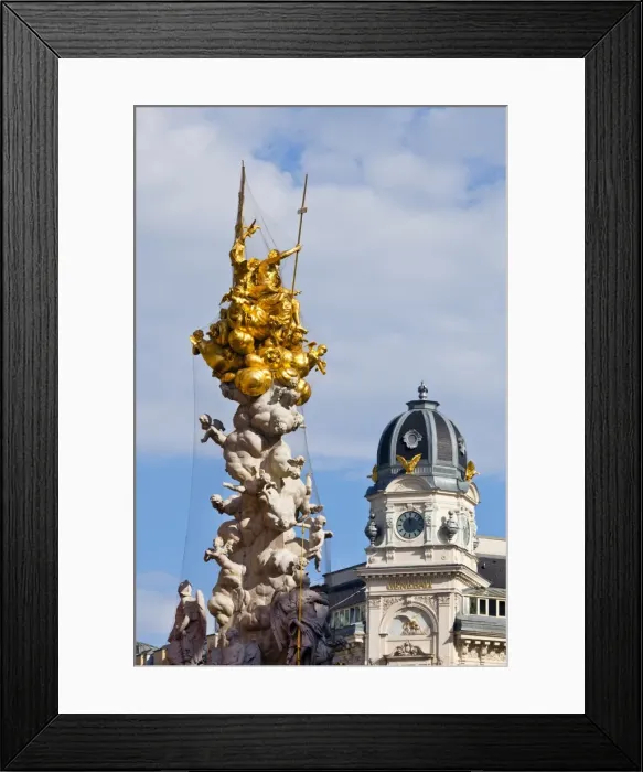 Framed Print : Pestsaule, (Plague Column) and Generali Building, Graben Street, Vienna, Austria, Europe Framed Print : Pestsaule, (Plague Column) and Generali Building, Graben Street, Vienna, Austria, Europe