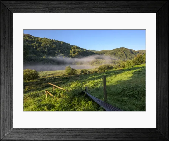 Framed Print : Lower Lake, Glendalough, County Wicklow, Leinster, Republic of Ireland, Europe