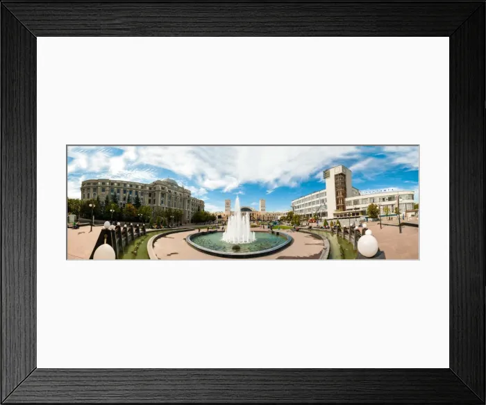 Framed Print : Panorama of the Station Square in Kharkiv, Ukraine, Europe Framed Print : Panorama of the Station Square in Kharkiv, Ukraine, Europe