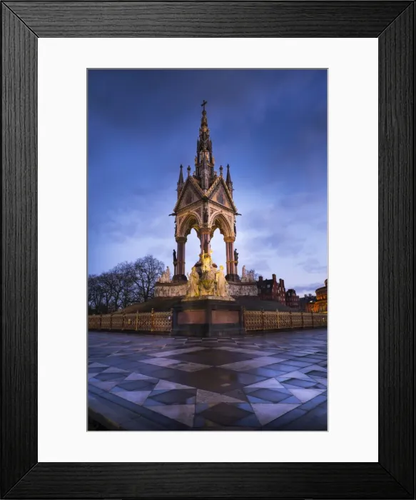 Framed Print : Albert Memorial at dusk, Kensington Gardens, London, England, United Kingdom, Europe Framed Print : Albert Memorial at dusk, Kensington Gardens, London, England, United Kingdom, Europe