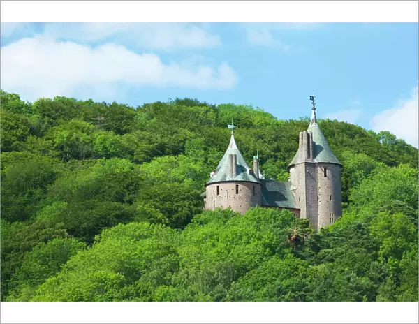 Castle Coch (Castell Coch) (The Red Castle), Tongwynlais, Cardiff, Wales, United Kingdom