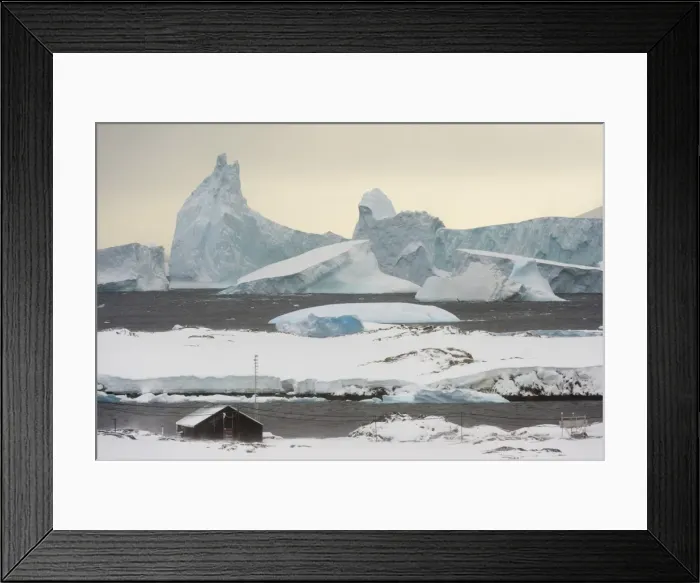 Framed Print : Vernadsky Research Base, the Ukrainian Antarctic station at Marina Point on Galindez Framed Print : Vernadsky Research Base, the Ukrainian Antarctic station at Marina Point on Galindez