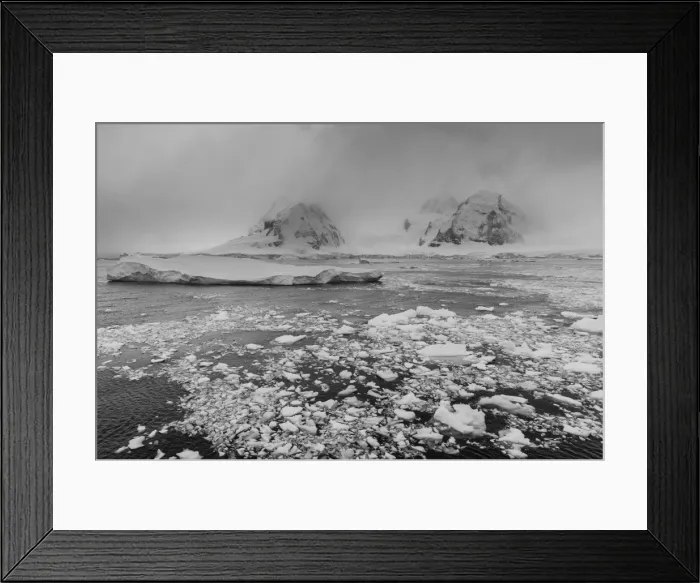 Framed Print : Icebergs in the Herrera Channel, Antarctica, Polar Regions Framed Print : Icebergs in the Herrera Channel, Antarctica, Polar Regions