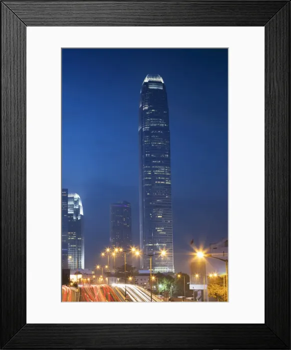 Framed Print : International Finance Centre (IFC), Central, Hong Kong Island, Hong Kong, China, Asia