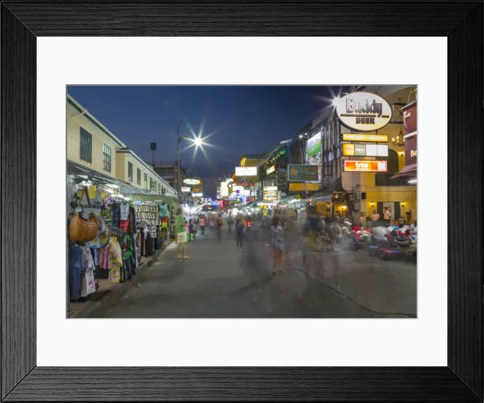 Framed Print : Khao San Road, Bangkok, Thailand, Southeast Asia, Asia Framed Print : Khao San Road, Bangkok, Thailand, Southeast Asia, Asia