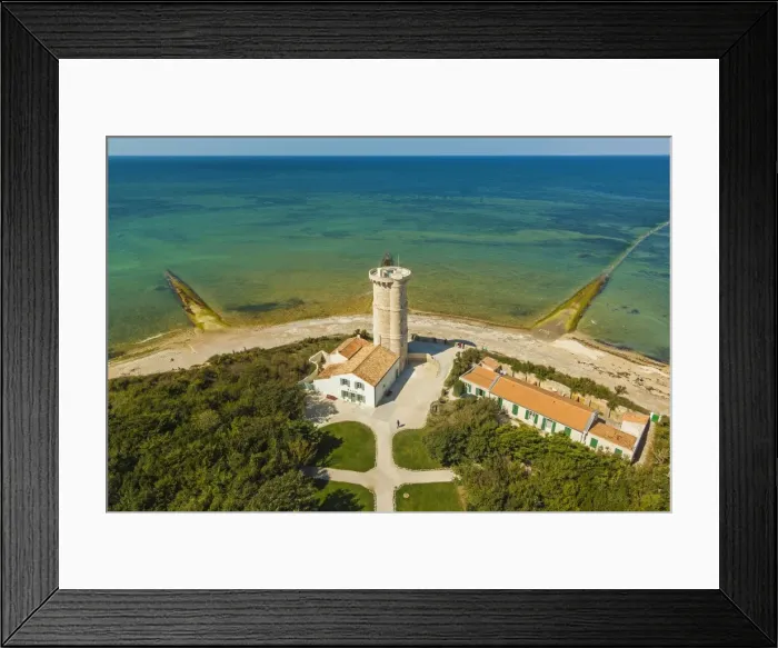 Framed Print : The old Phare des Baleines (Lighthouse of the Whales) dating from 1682, and museum Framed Print : The old Phare des Baleines (Lighthouse of the Whales) dating from 1682, and museum