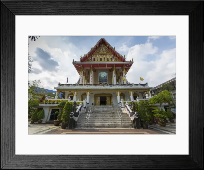 Framed Print : Wat Samphandhawongs, Bangkok, Thailand, Southeast Asia, Asia