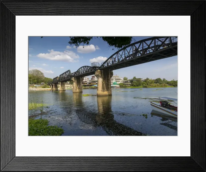 Framed Print : Death Railway Bridge, Bridge over River Kwai, Kanchanaburi, Thailand, Southeast Asia Framed Print : Death Railway Bridge, Bridge over River Kwai, Kanchanaburi, Thailand, Southeast Asia