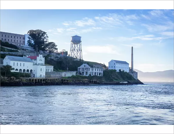 Alcatraz as viewed from a boat, San Francisco, California, United States of America