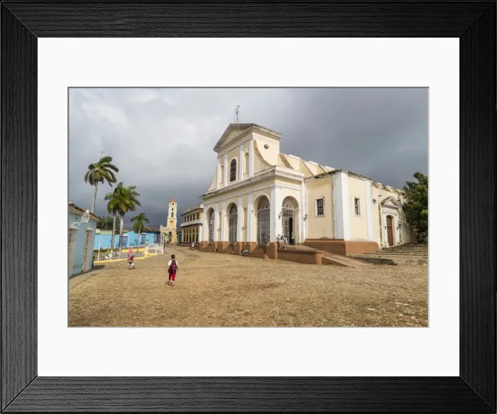 Framed Print : Exterior view of the Iglesia Parroquial de la Santisima, Trinidad, UNESCO World Heritage Site Framed Print : Exterior view of the Iglesia Parroquial de la Santisima, Trinidad, UNESCO World Heritage Site