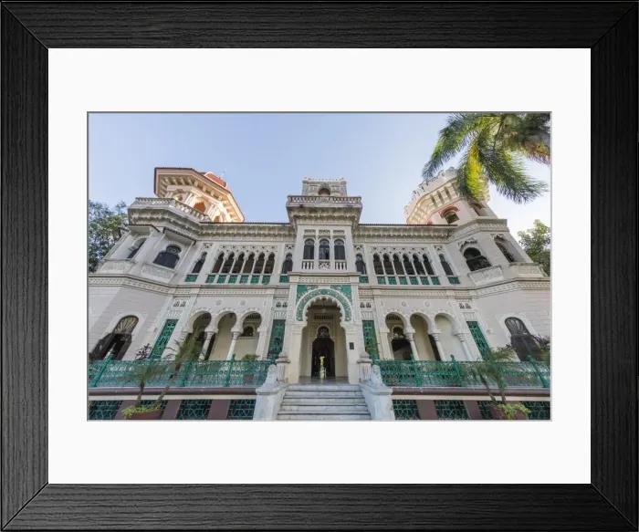 Framed Print : Exterior view of Palacio de Valle (Valles Palace), Punta Gorda, Cienfuegos, Cuba Framed Print : Exterior view of Palacio de Valle (Valles Palace), Punta Gorda, Cienfuegos, Cuba