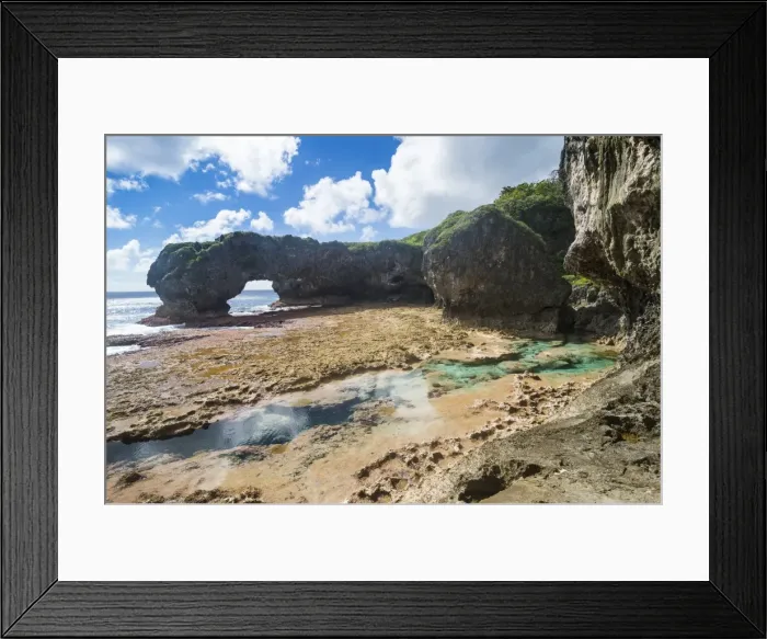 Framed Print : Talava Arches, Niue, South Pacific, Pacific Framed Print : Talava Arches, Niue, South Pacific, Pacific
