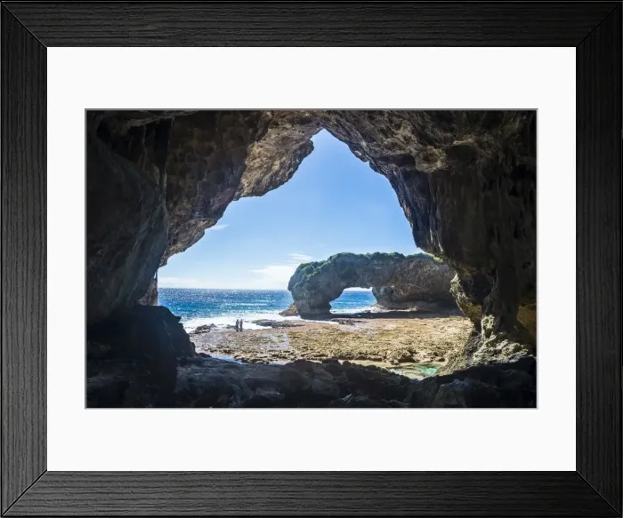 Framed Print : Talava Arches, Niue, South Pacific, Pacific Framed Print : Talava Arches, Niue, South Pacific, Pacific