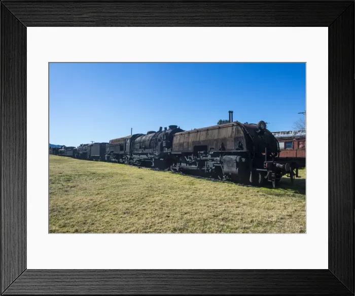 Framed Print : Old steam trains from the Dorrigo railway line, Dorrigo National Park, New South Wales Framed Print : Old steam trains from the Dorrigo railway line, Dorrigo National Park, New South Wales
