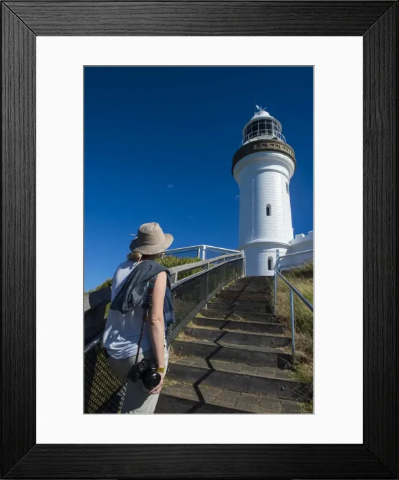 Framed Print : Cape Byron lighthouse, Byron Bay, Queensland, Australia, Pacific Framed Print : Cape Byron lighthouse, Byron Bay, Queensland, Australia, Pacific