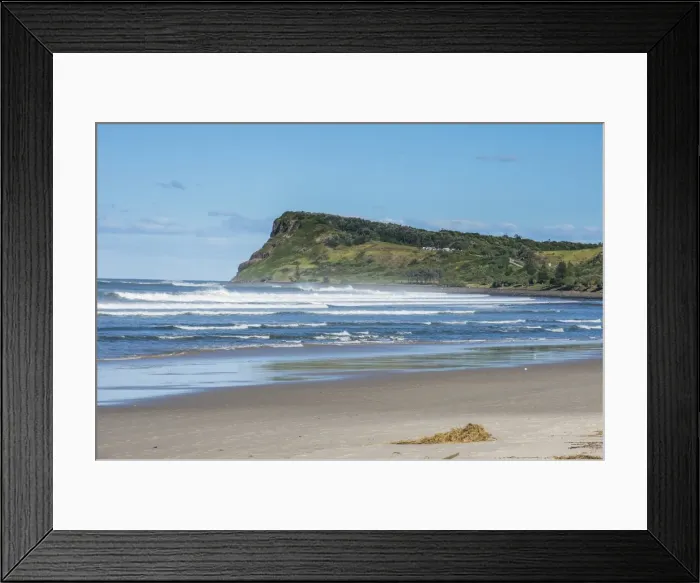 Framed Print : Long sandy beach in Lennox Head, Byron Bay, Queensland, Australia, Pacific Framed Print : Long sandy beach in Lennox Head, Byron Bay, Queensland, Australia, Pacific