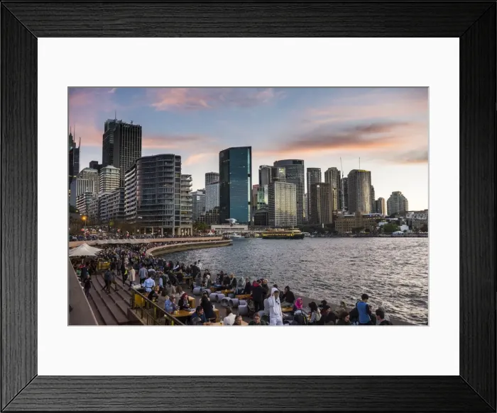 Framed Print : Sydney Harbour after sunset, Sydney, New South Wales, Australia, Pacific Framed Print : Sydney Harbour after sunset, Sydney, New South Wales, Australia, Pacific