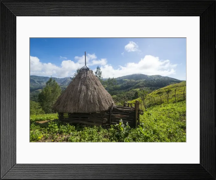 Framed Print : Traditional house in the mountains, Maubisse, East Timor, Southeast Asia, Asia Framed Print : Traditional house in the mountains, Maubisse, East Timor, Southeast Asia, Asia