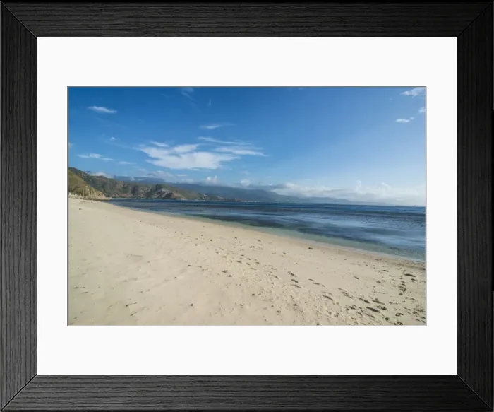 Framed Print : Beach below Cristo Rei of Dili statue, Dili, East Timor, Southeast Asia, Asia Framed Print : Beach below Cristo Rei of Dili statue, Dili, East Timor, Southeast Asia, Asia